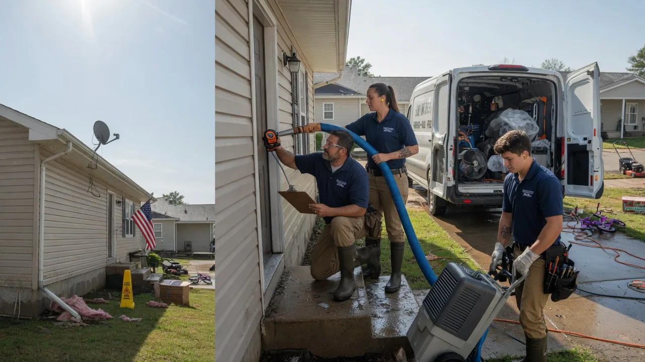 Ceiling Water Damage Restoration in Tuscola, TX near me